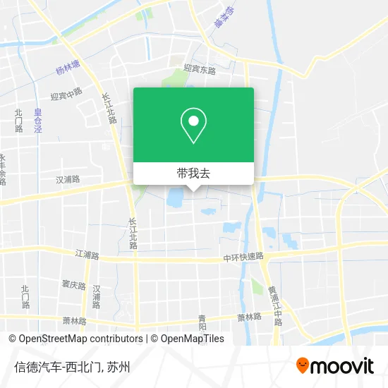 信德汽车-西北门地图
