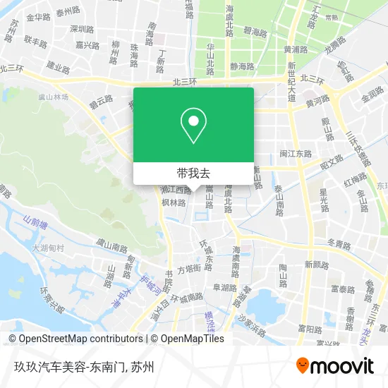 玖玖汽车美容-东南门地图