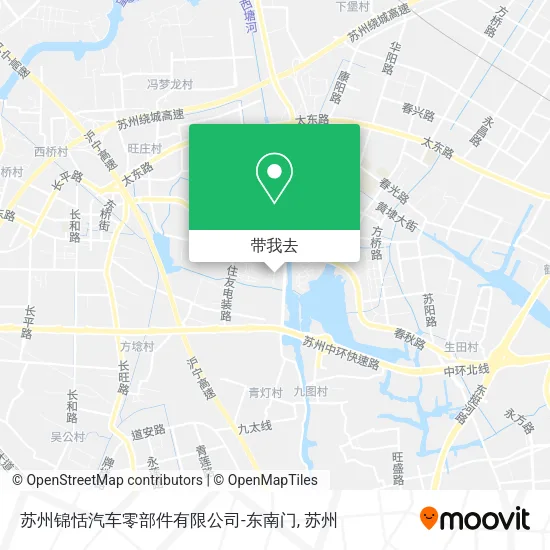 苏州锦恬汽车零部件有限公司-东南门地图