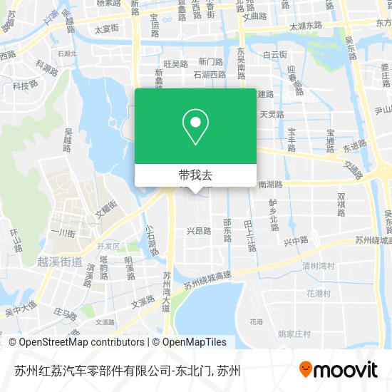 苏州红荔汽车零部件有限公司-东北门地图