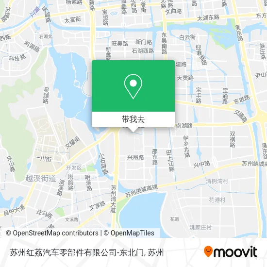 苏州红荔汽车零部件有限公司-东北门地图