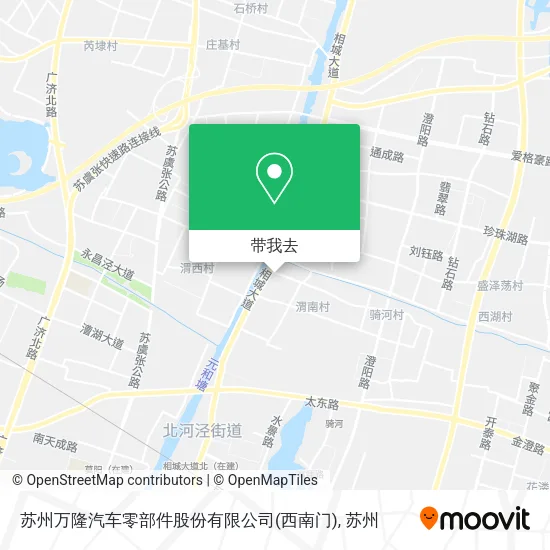 苏州万隆汽车零部件股份有限公司(西南门)地图