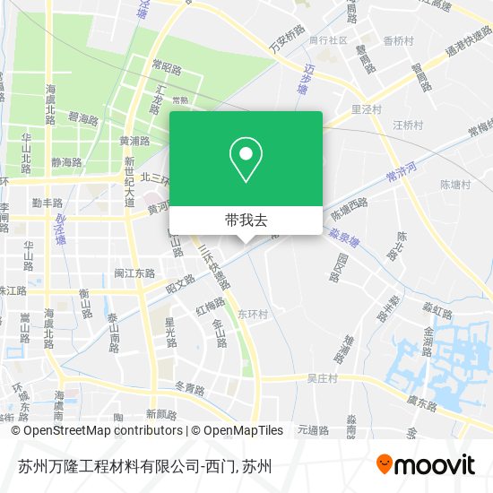 苏州万隆工程材料有限公司-西门地图
