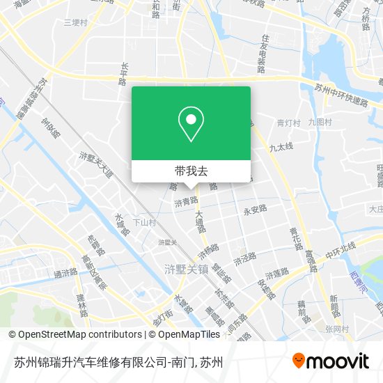 苏州锦瑞升汽车维修有限公司-南门地图