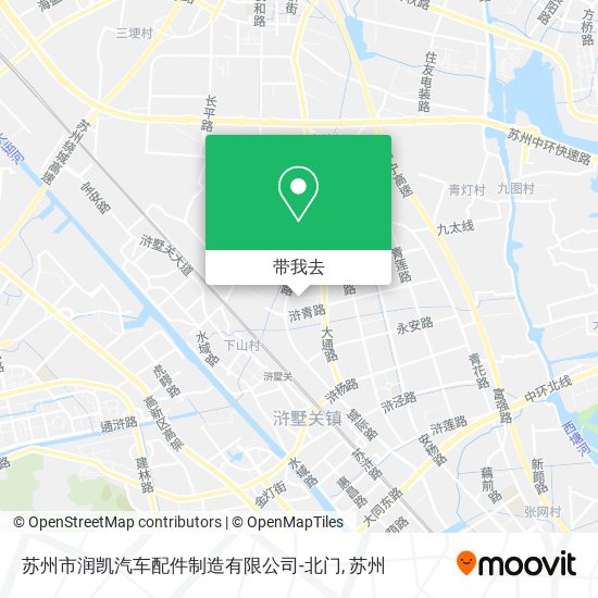 苏州市润凯汽车配件制造有限公司-北门地图