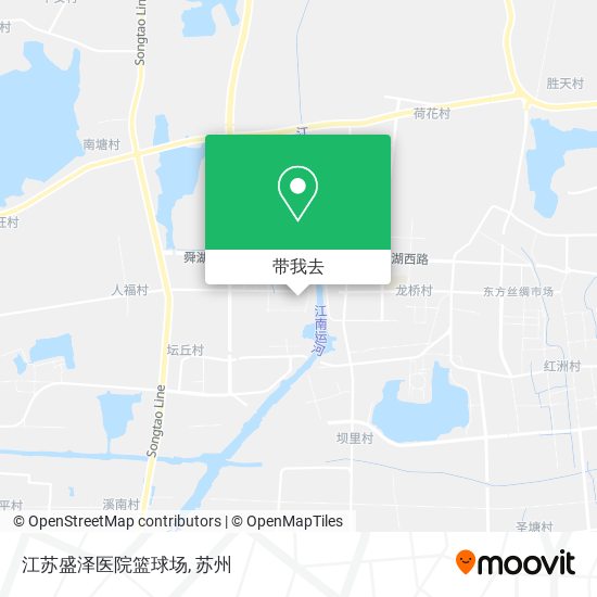 江苏盛泽医院篮球场地图