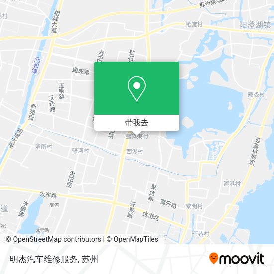 明杰汽车维修服务地图