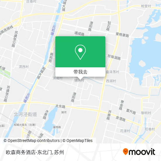 欧森商务酒店-东北门地图
