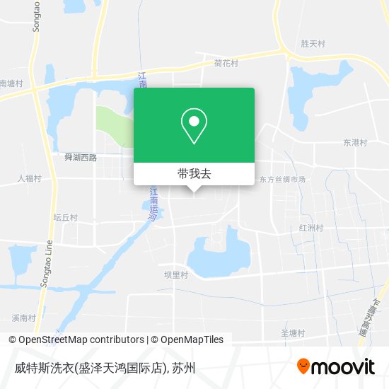 威特斯洗衣(盛泽天鸿国际店)地图