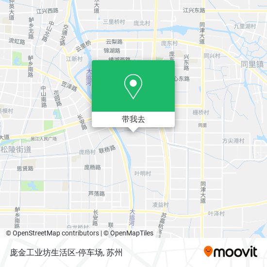庞金工业坊生活区-停车场地图