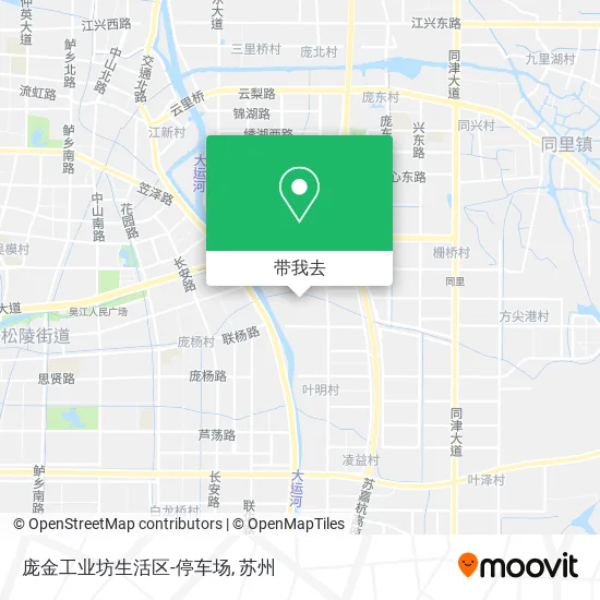 庞金工业坊生活区-停车场地图