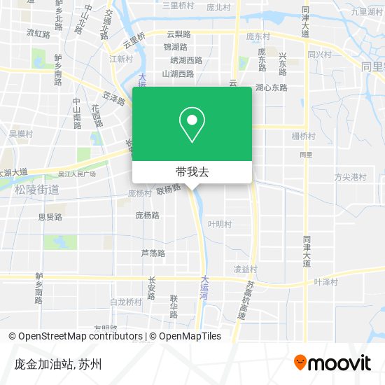 庞金加油站地图