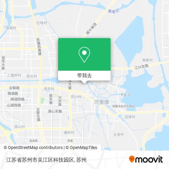 江苏省苏州市吴江区科技园区地图