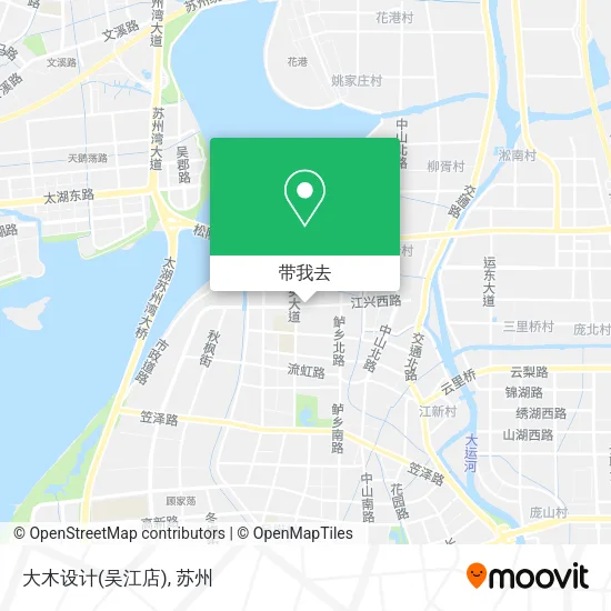大木设计(吴江店)地图