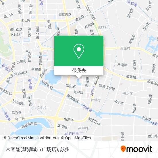 常客隆(琴湖城市广场店)地图