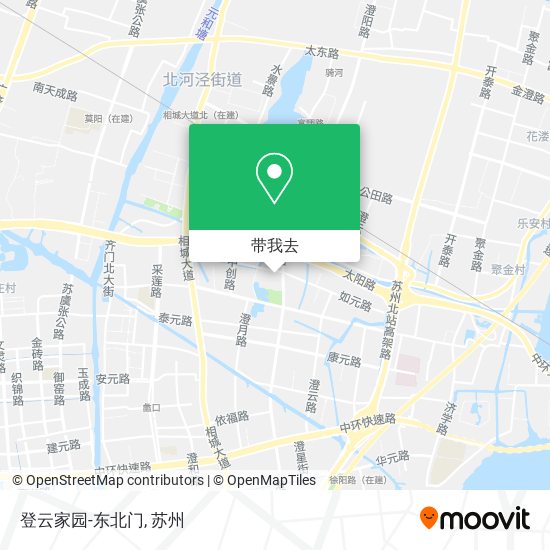 登云家园-东北门地图