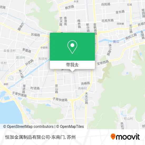 恒加金属制品有限公司-东南门地图