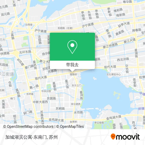 加城湖滨公寓-东南门地图