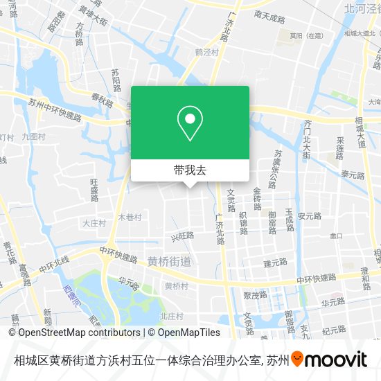 相城区黄桥街道方浜村五位一体综合治理办公室地图