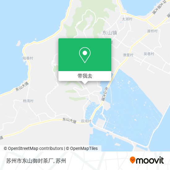 苏州市东山御封茶厂地图