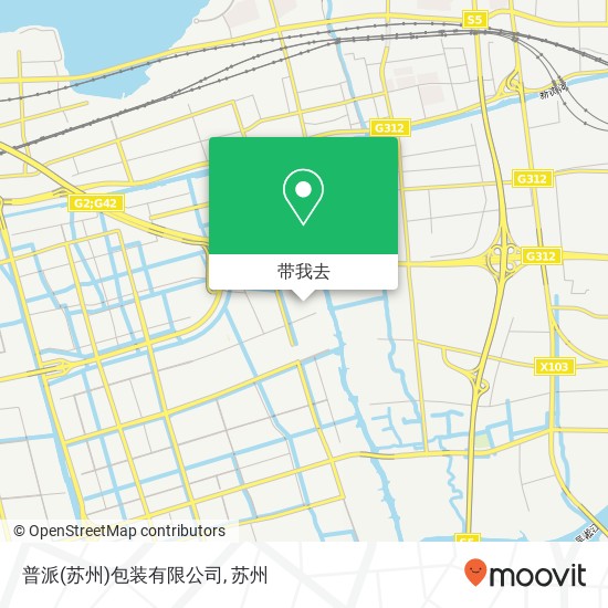 普派(苏州)包装有限公司地图