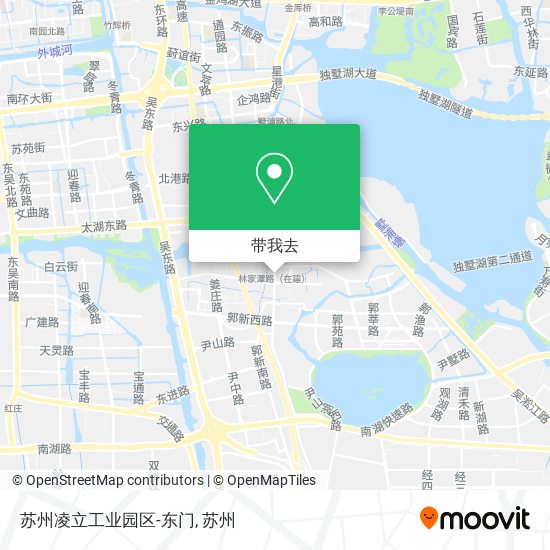 苏州凌立工业园区-东门地图