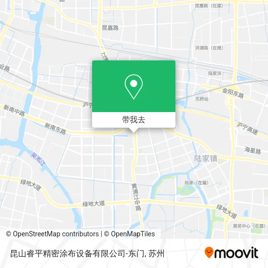 昆山睿平精密涂布设备有限公司-东门地图