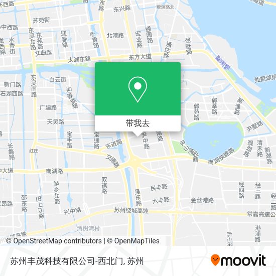 苏州丰茂科技有限公司-西北门地图