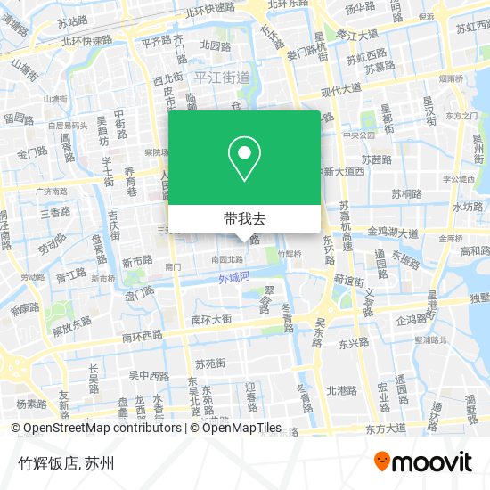 竹辉饭店地图