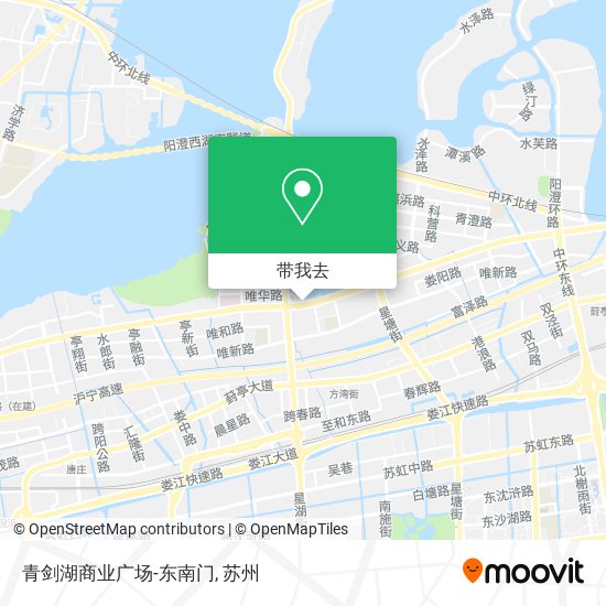 青剑湖商业广场-东南门地图