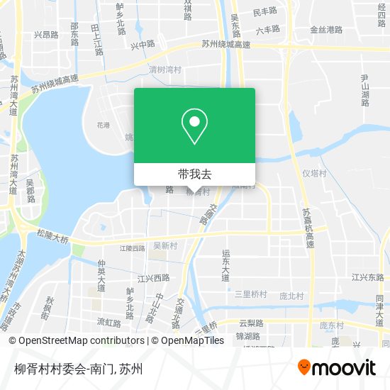 柳胥村村委会-南门地图