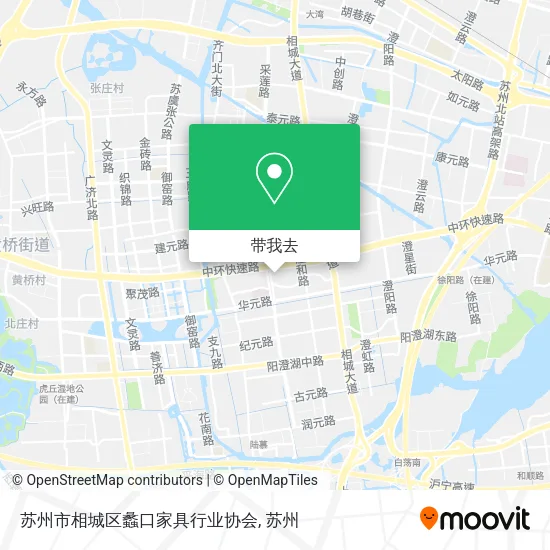 苏州市相城区蠡口家具行业协会地图