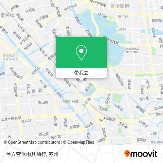 琴方劳保雨具商行地图