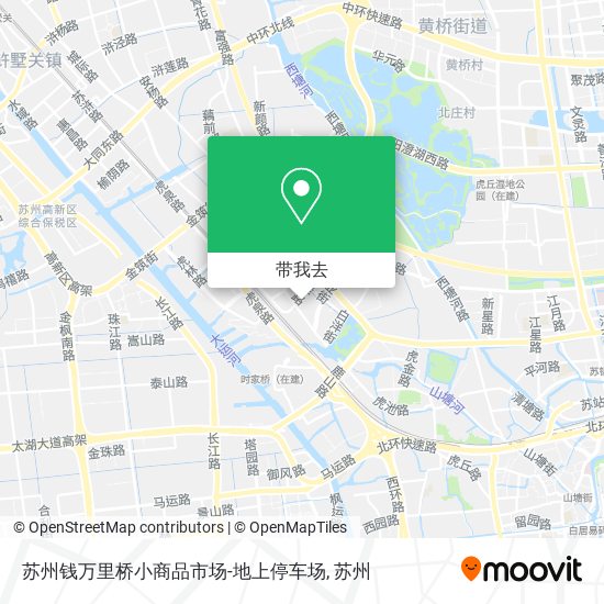 苏州钱万里桥小商品市场-地上停车场地图