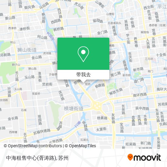 中海租售中心(胥涛路)地图