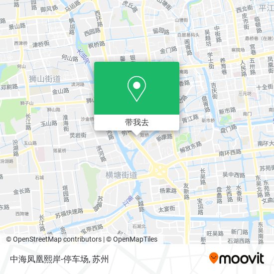 中海凤凰熙岸-停车场地图