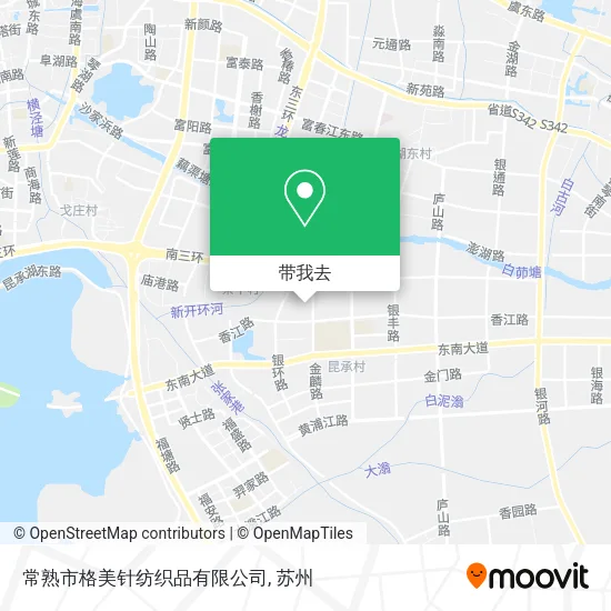 常熟市格美针纺织品有限公司地图