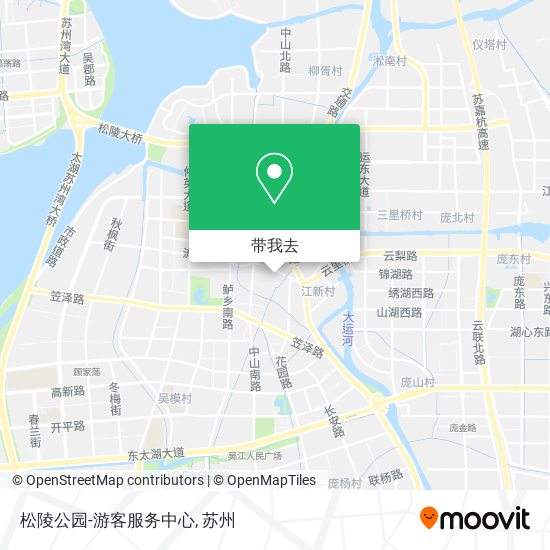 松陵公园-游客服务中心地图