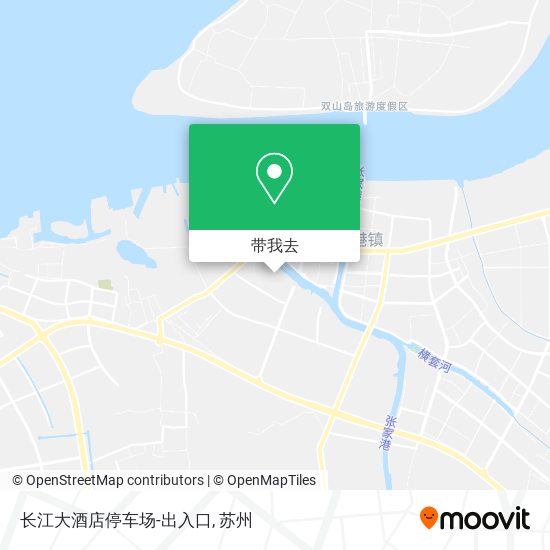 长江大酒店停车场-出入口地图