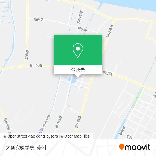 大新实验学校地图