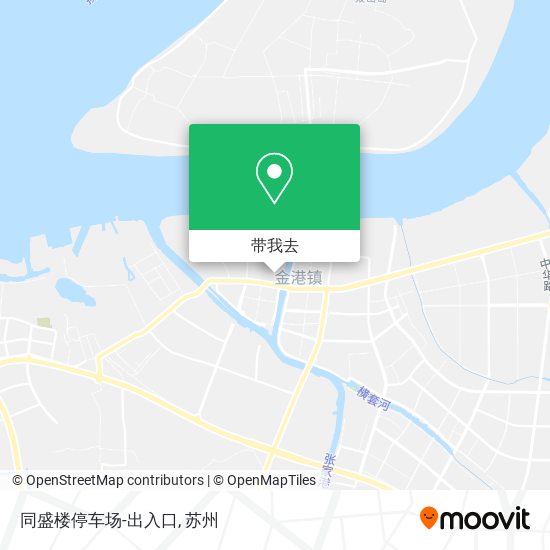 同盛楼停车场-出入口地图