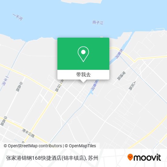 张家港锦钢168快捷酒店(锦丰镇店)地图