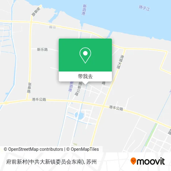府前新村(中共大新镇委员会东南)地图