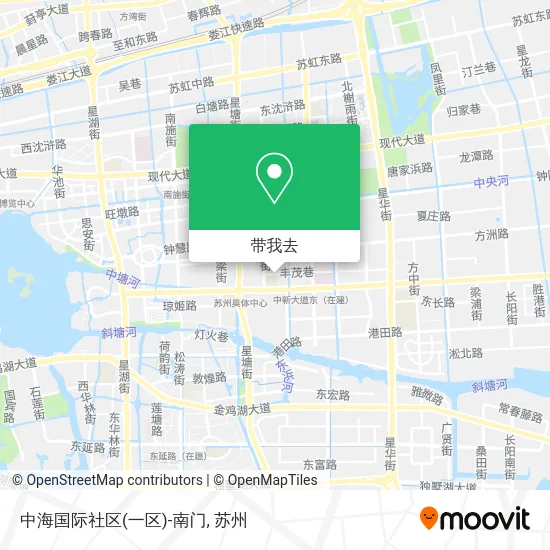 中海国际社区(一区)-南门地图