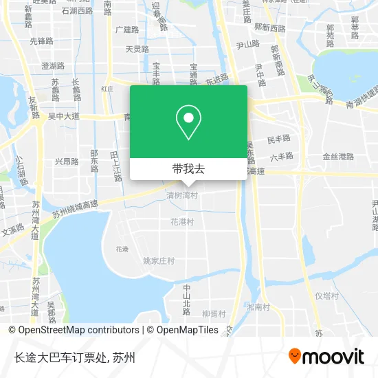 长途大巴车订票处地图