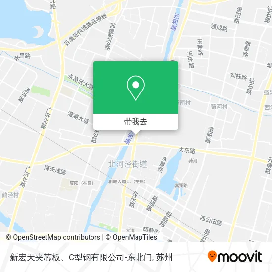 新宏天夹芯板、C型钢有限公司-东北门地图