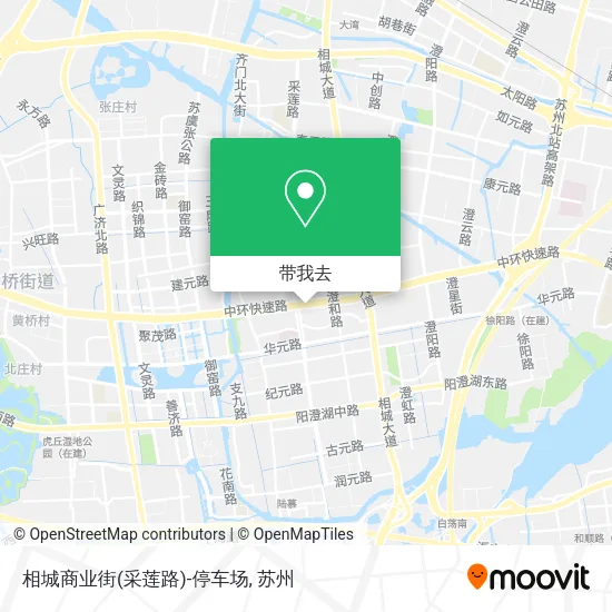 相城商业街(采莲路)-停车场地图