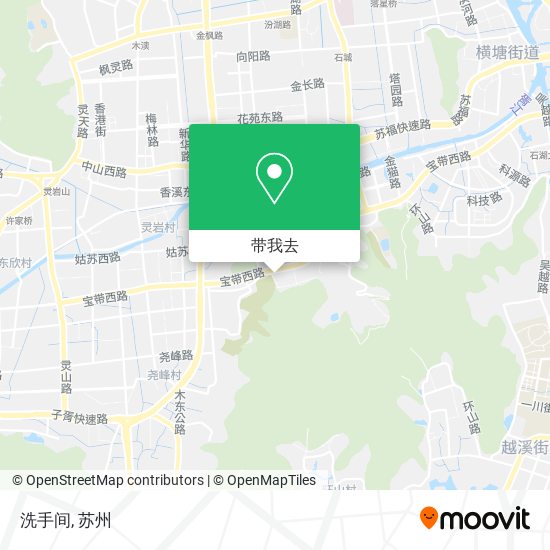 洗手间地图