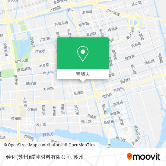 钟化(苏州)缓冲材料有限公司地图