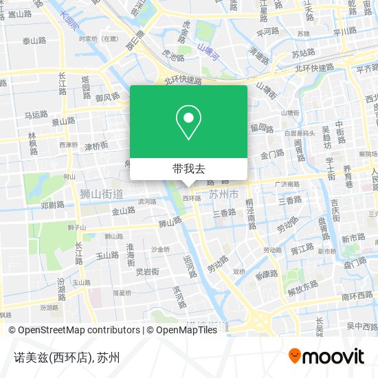 诺美兹(西环店)地图